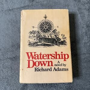 Watership Down by Richard Adams 1972 HC DJ Vintage 1st Ed 2nd Print Novel